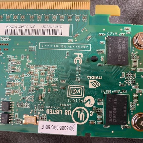 NVIDIA Quadro NVS 295 256 MB GDDR3 SDRAM PCI-E X16 2 DisplayPort VIDEO CARD - Picture 5 of 10